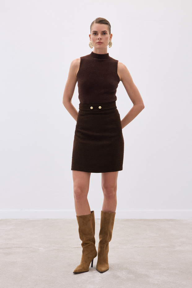 سترة تريكو بدون أكمام - 1