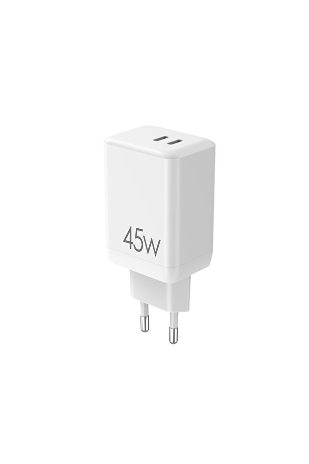 Adaptor GaN 45W 2xUSB-C - - 3