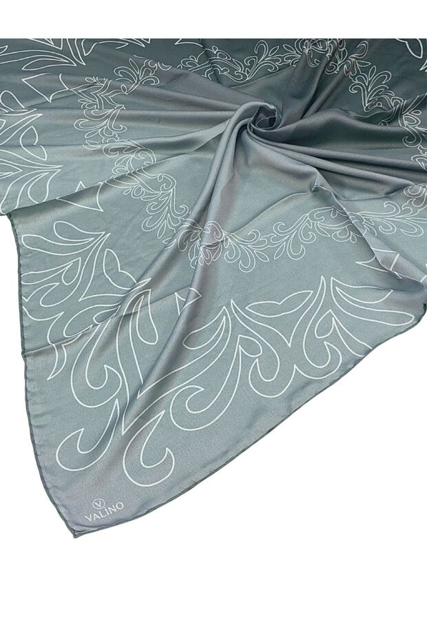 Valino Gradient Patterned Chiffon Scarf – 90X90 cm
