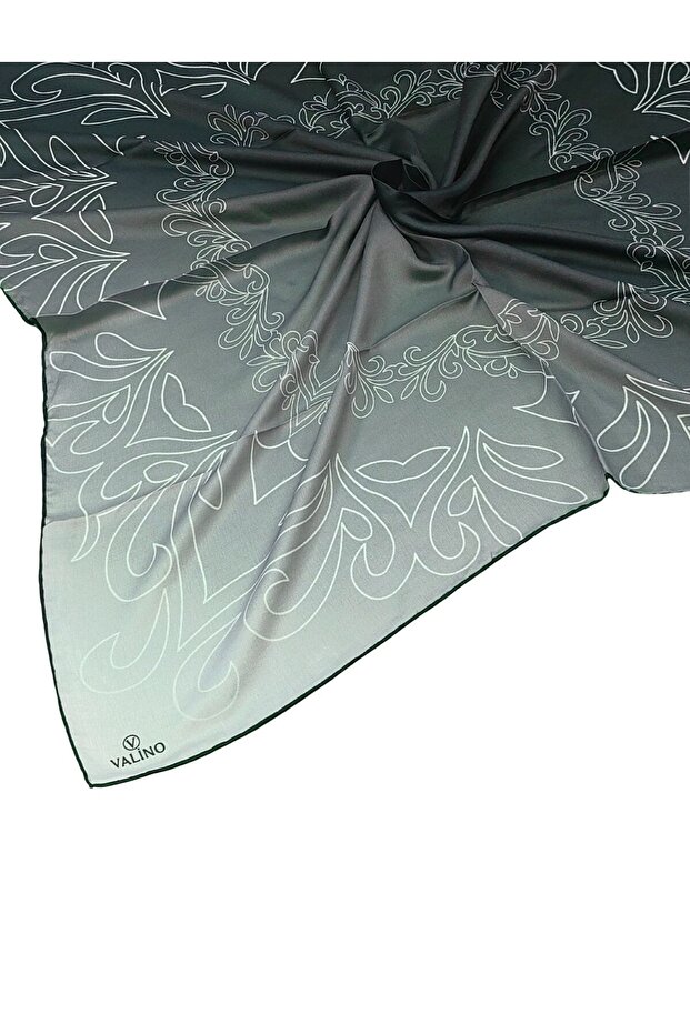 Valino Gradient Patterned Chiffon Scarf – 90X90 cm