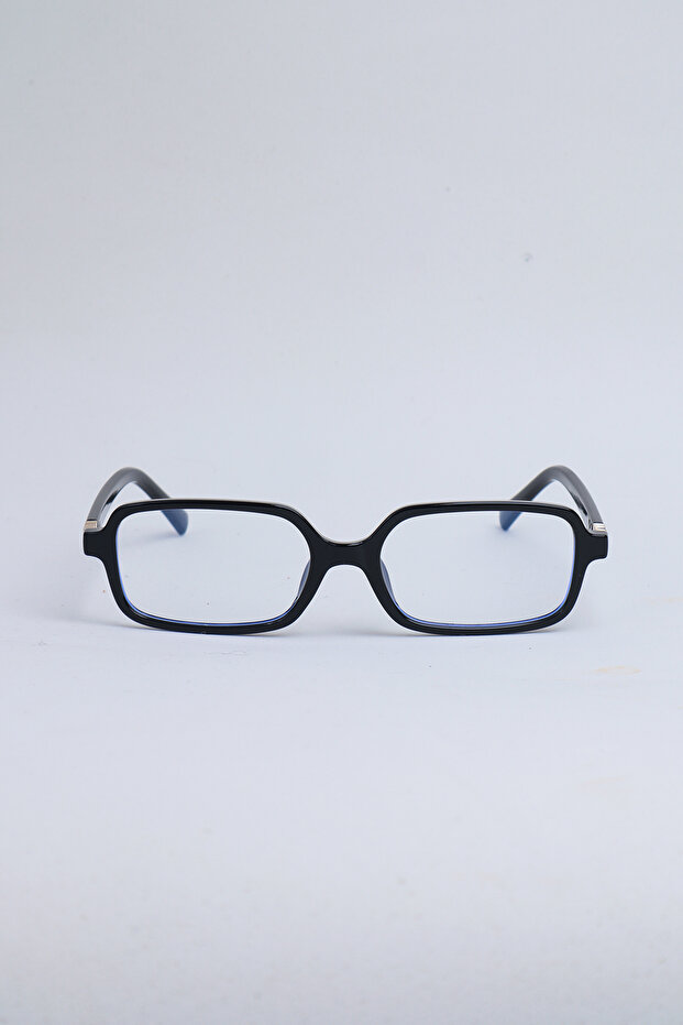 نظارات حماية من الضوء الأزرق مستطيلة الشكل من مينو - أسود - 3