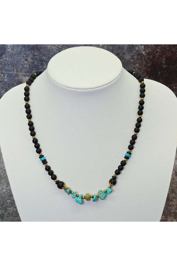 Colier boho Onyx Ocean - 2