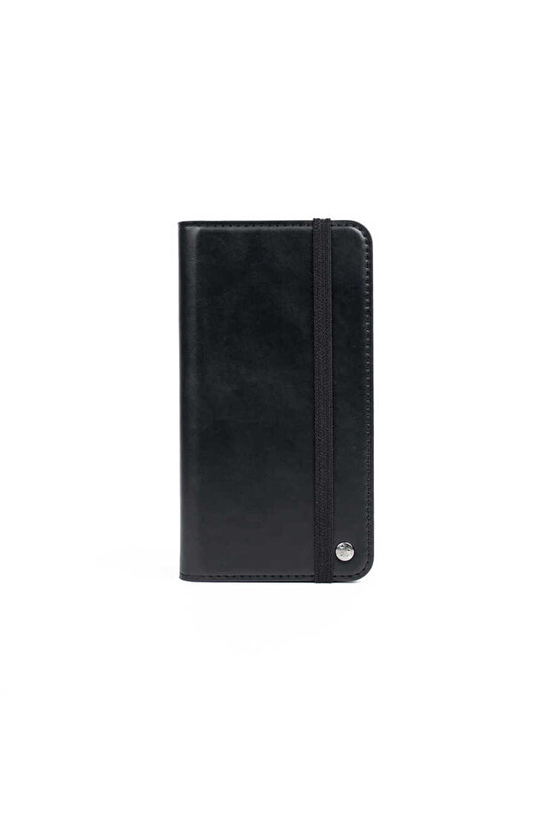 iPhone 13 Pro Max Compatible Safa Multi Wallet Case-Black - 1