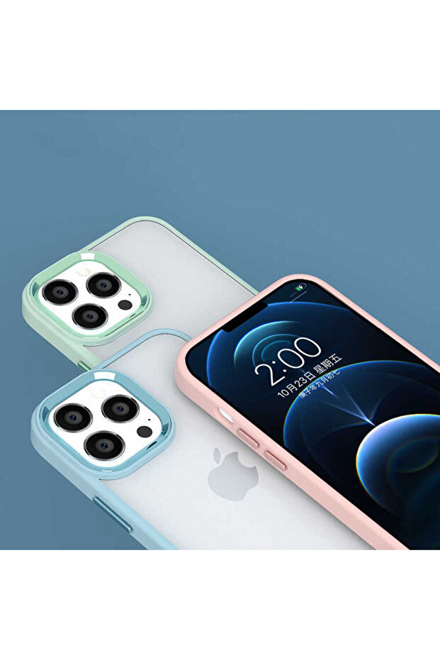 حافظة كروم SAFA متوافقة مع هاتف iPhone 14 Pro Max - أرجواني - 4