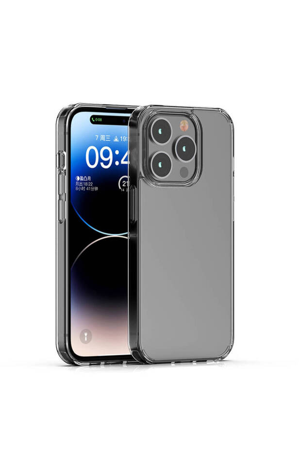 حافظة SAFA Coss المتوافقة مع هاتف iPhone 15 Pro - عديمة اللون - 2