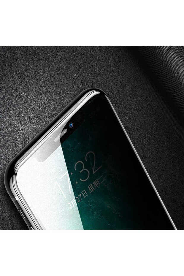 واقي شاشة مقوى مضاد للغبار وحامي للخصوصية متوافق مع آيفون 12 ميني من سافا - 3