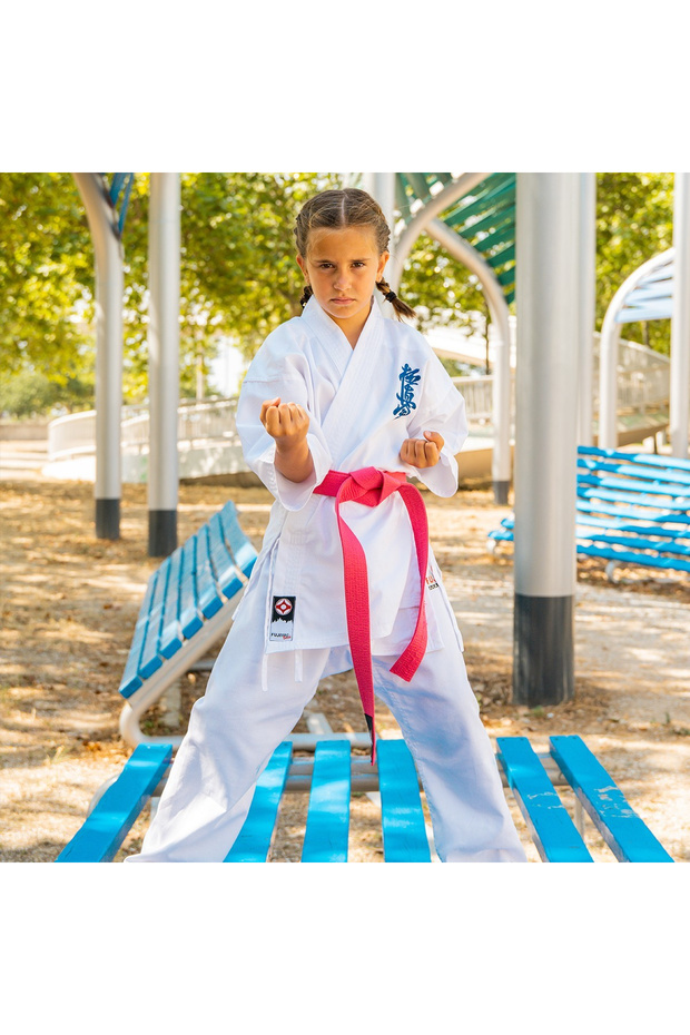 KARATE GI Kyokushin Basic, alb, 200 cm - 7