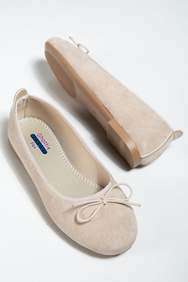Women's Shoes Flat Ballerinas Women's Daily Ballerinas Suede Nubuck Flat