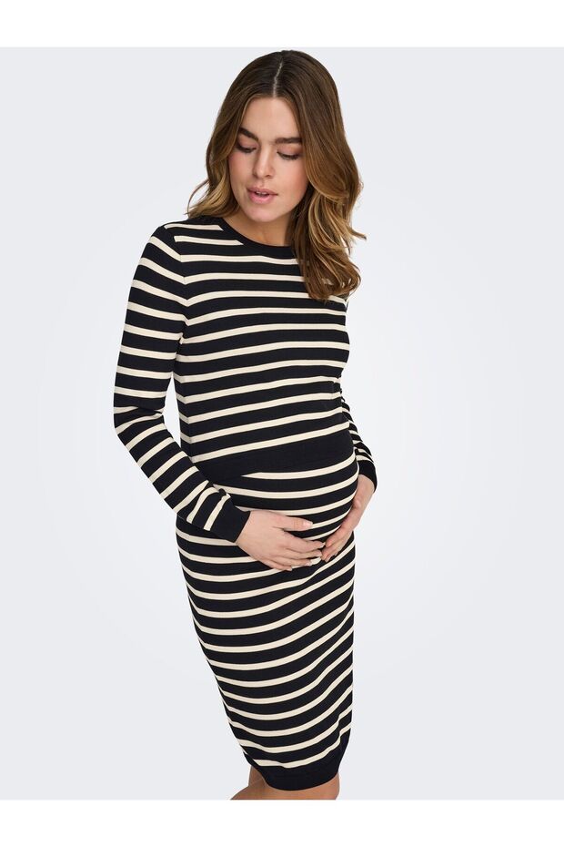 Rochie tricotată OLMFARI, model scurt - 6