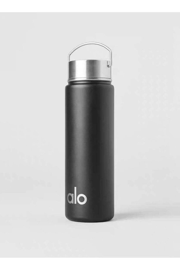 alo Sports stainless steel vacuum insulated bottle, 710 milliliters