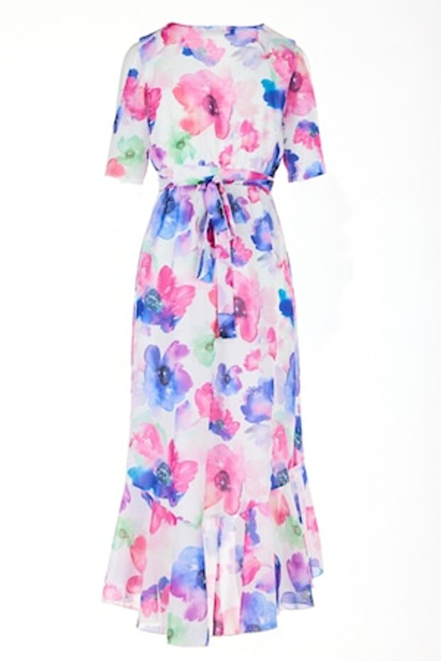 Rochie A508, Poliester, Multicoloră - 1