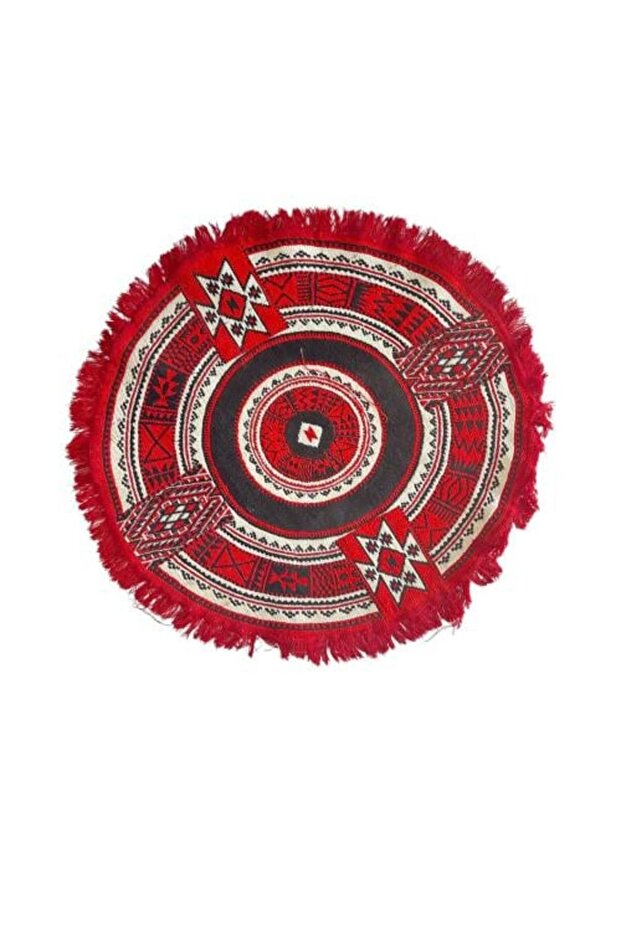 سجادة دائرية فاخرة للزينة - 1×1 متر