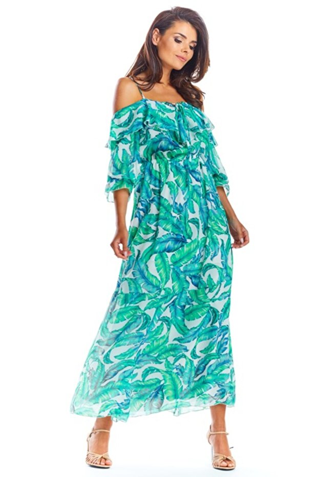 - Rochie A311 - Verde - 2
