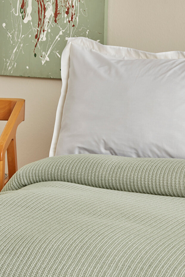 Cool Touch Triko Battaniye Yeşil - 5