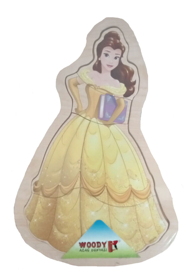 6 Piece Wooden Princess Puzzle Jigsaw Puzzle Pazıl