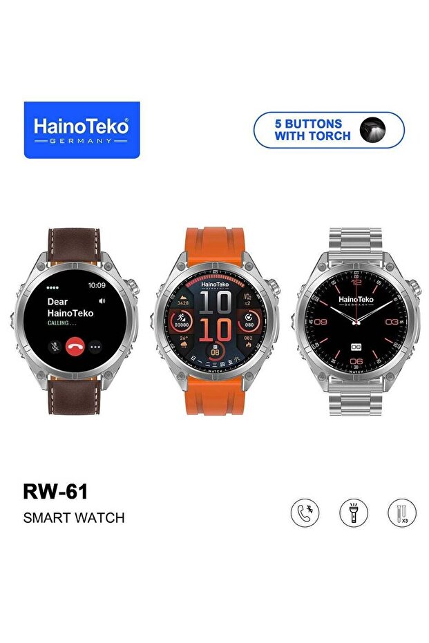 Haino Teko RW-61 Smartwatch With Round Shape AMOLED Display