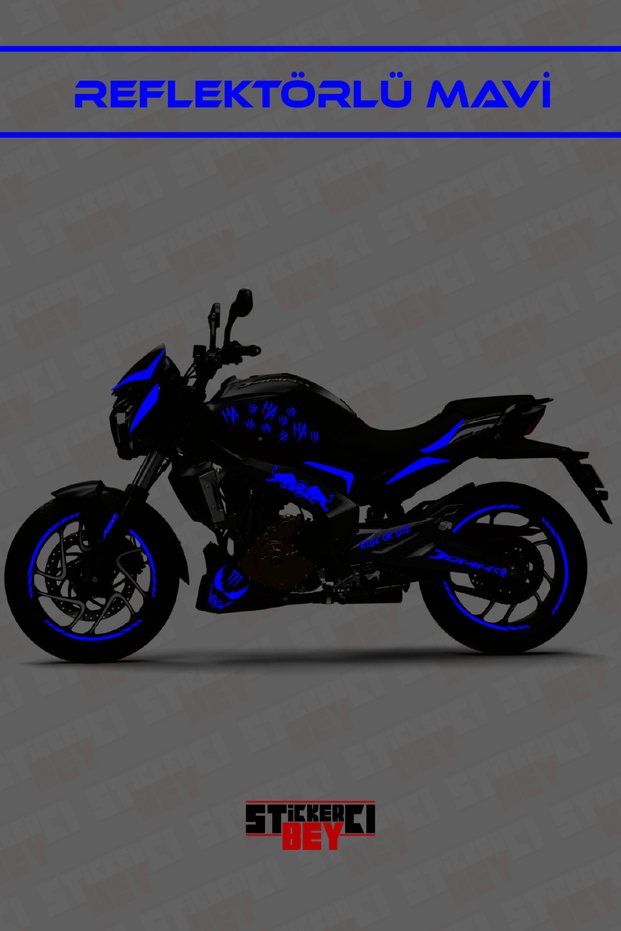Dominar 400-250 Full Body Motorcycle Decal Sticker Covering Set (Foil Cut)