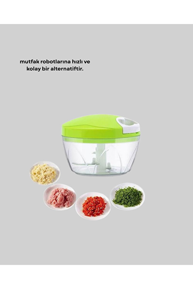 Manual Food Chopper Drawstring Quick Practical Vegetable Chopper - 2