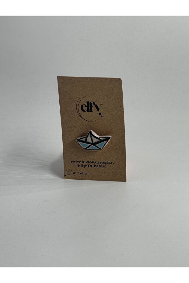 Elfy Seramik Broş - 1