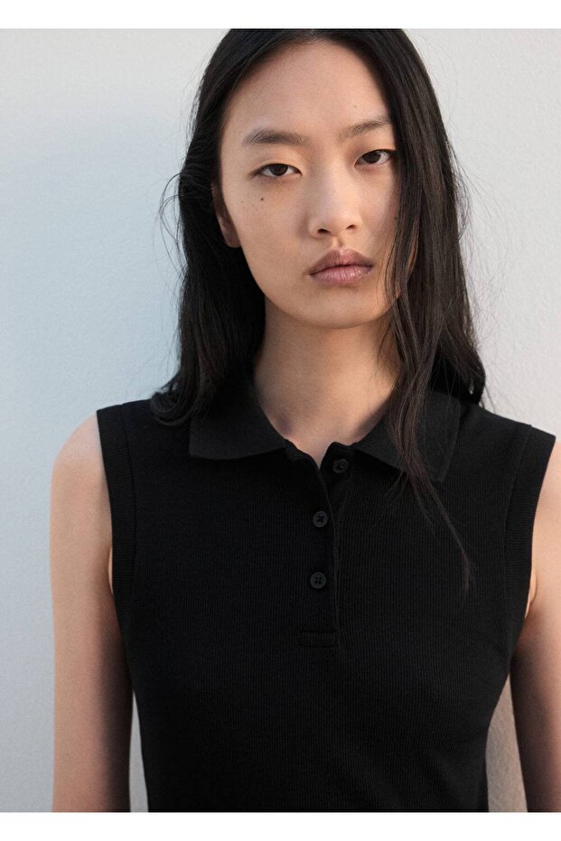 Polo yaka elbise - 6