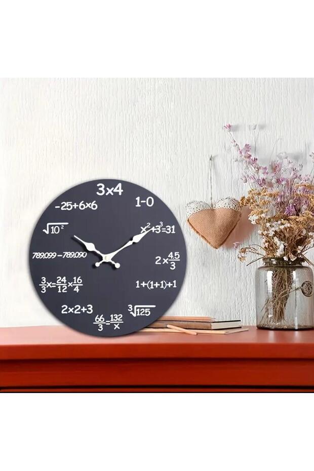 Matematik Temalı Duvar Saati - 3