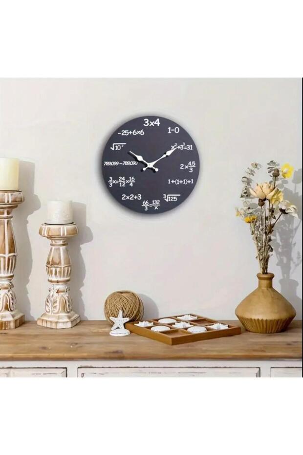 Matematik Temalı Duvar Saati - 1
