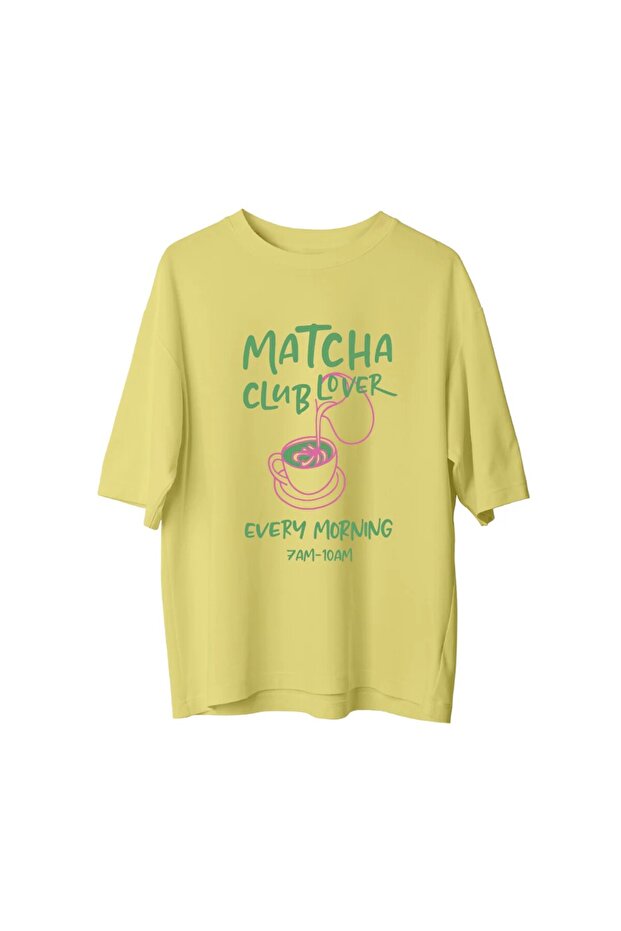 Matcha Lover Club - Oversized T-Shirt