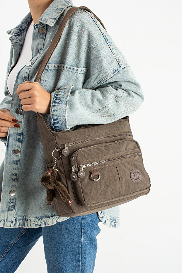 Women's Daily Messenger Bag | Water Repellent Fabric | Multi-Compartment Lightweight Design