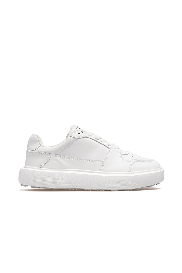 Mateas Men's Leather Sneaker Casual Shoes 25K 112230251 White