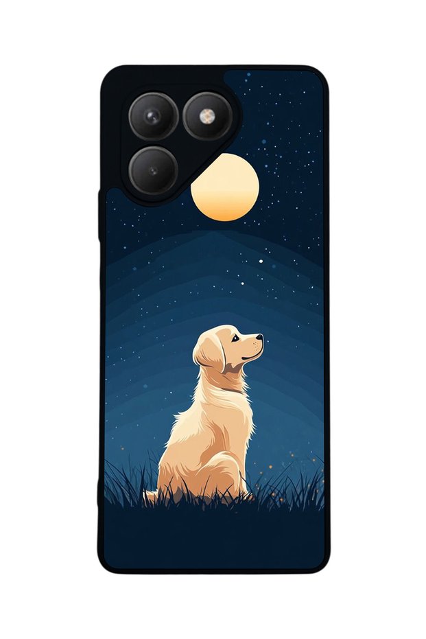 Pova 7 Matte Compatible Black Case – Soft Silicone, Protective, Shock-Absorbing Cover