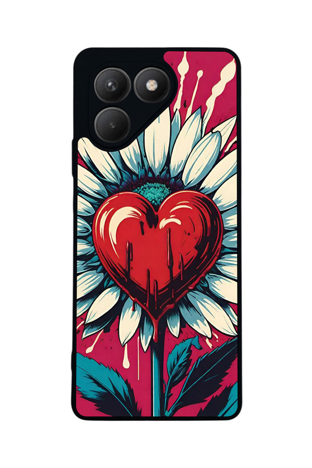 Pova 7 Matte Compatible Black Case – Soft Silicone, Protective, Shock-Absorbing Cover