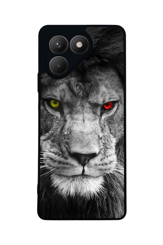 Pova 7 Matte Compatible Black Case – Soft Silicone, Protective, Shock-Absorbing Cover