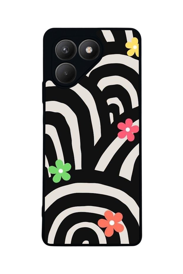 Pova 7 Matte Compatible Black Case – Soft Silicone, Protective, Shock-Absorbing Cover