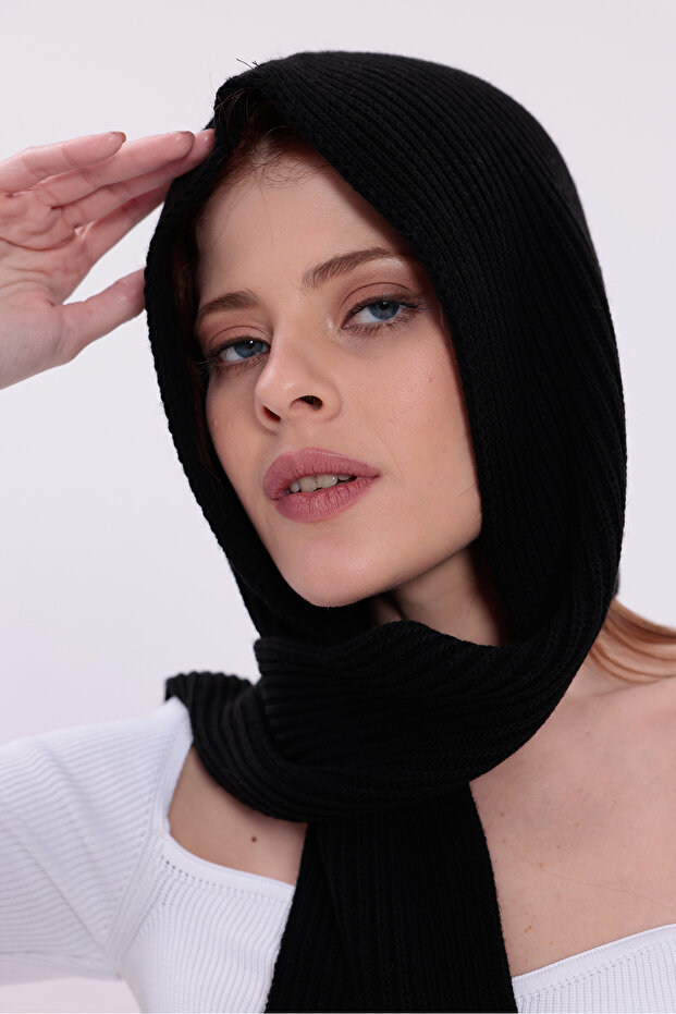 Women's Balaclava Hooded Soft Scarf Shawl Winter