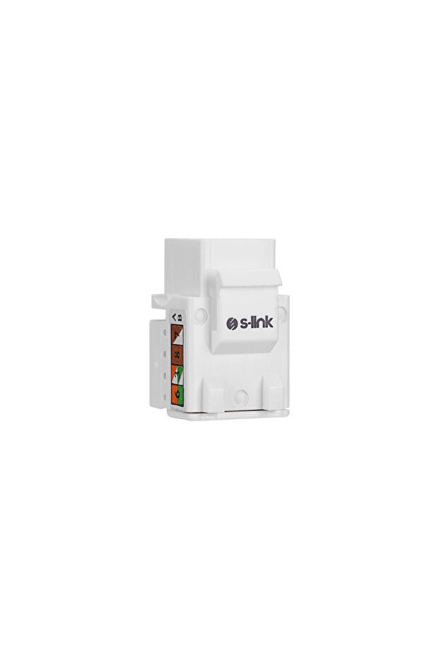 S-link Sl-ks60، Utp، Cat6، Keystone Jack3u، 90 درجة