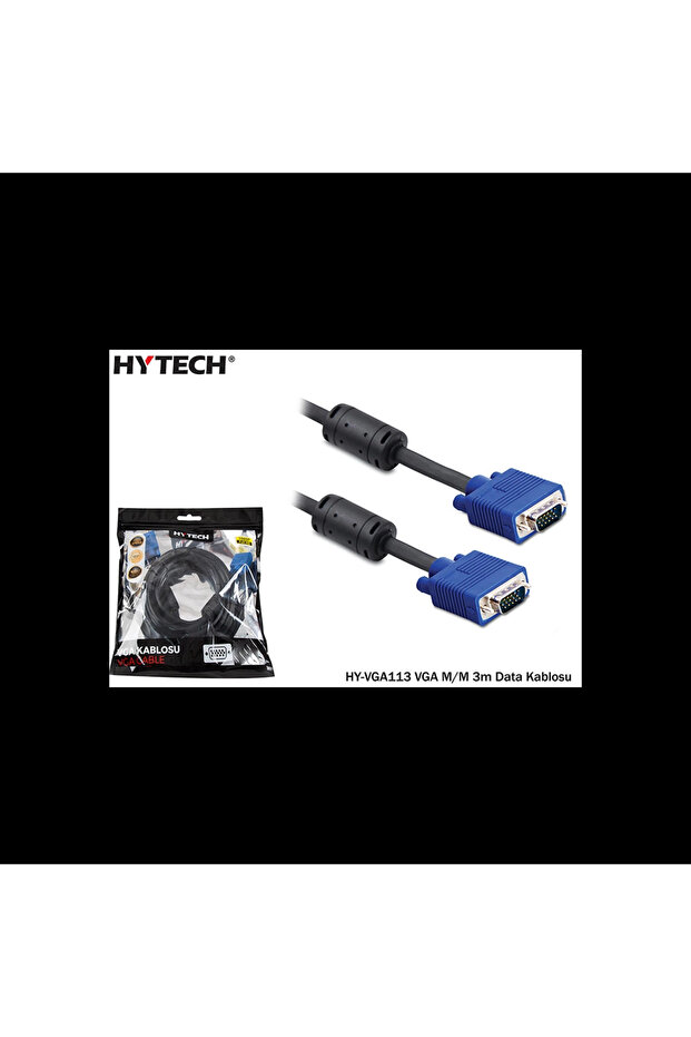 Hy-Vga113, 15Pin, Male to Male, 3m, Vga Cable