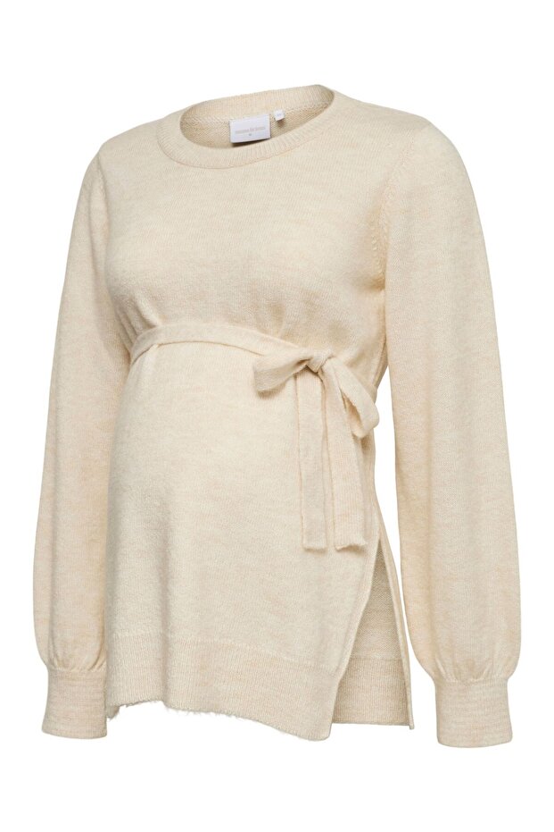 Strickpullover Normal geschnitten Rundhals Pullover - 2