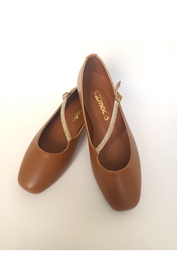 Taba ayakkabı babet - 3