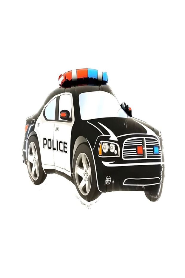 Mini Party Store Police Car Foil Balloon