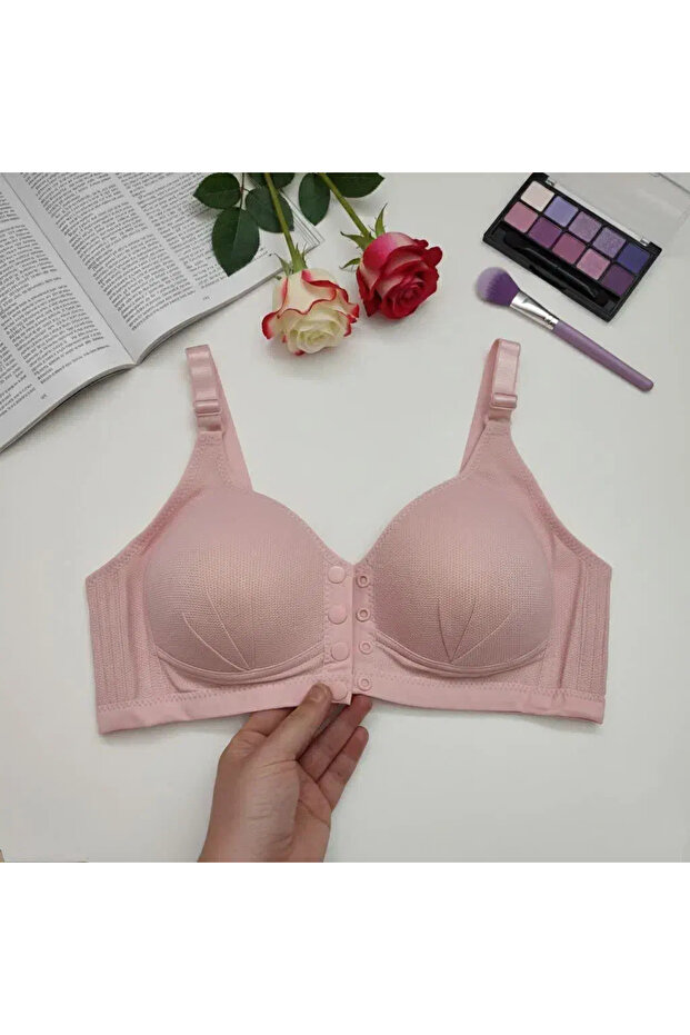 حمالة صدر شبكية بأزرار (كبسات) أمامية - 2