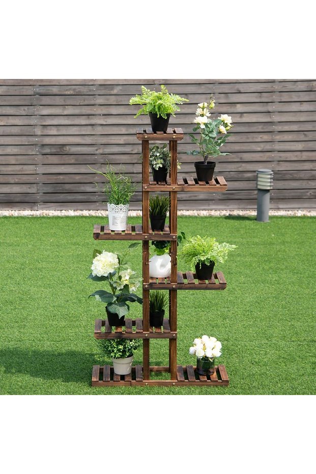 OneDcor Indoor Plant Stand Rack Flower Pot Holder Organizer For Multiple Plants