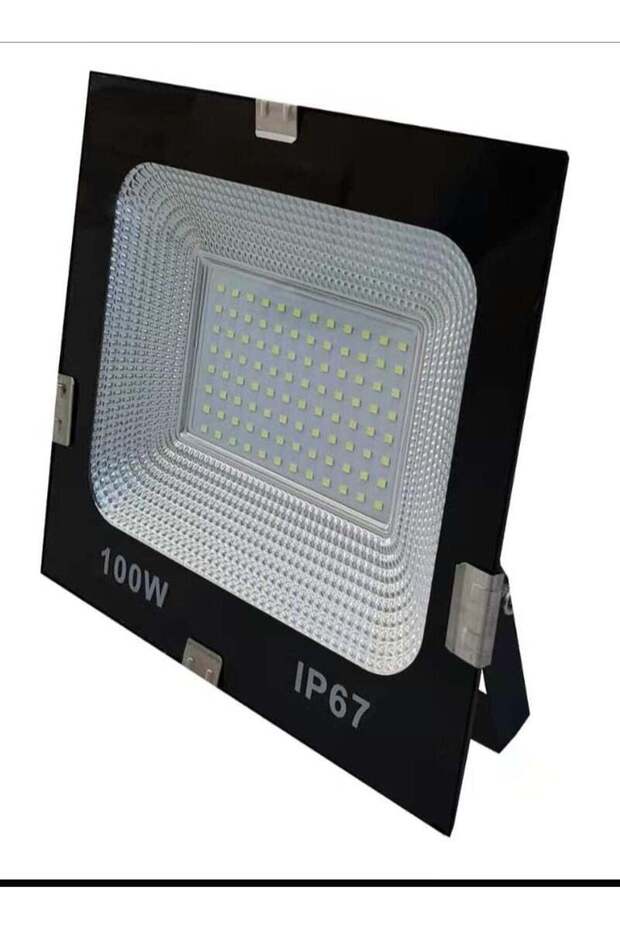 100W LED Flood Light, 6000 Lumens, 6500K Cool White, IP67