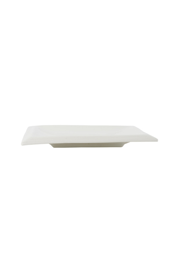 white square porcelain serving dish - 2