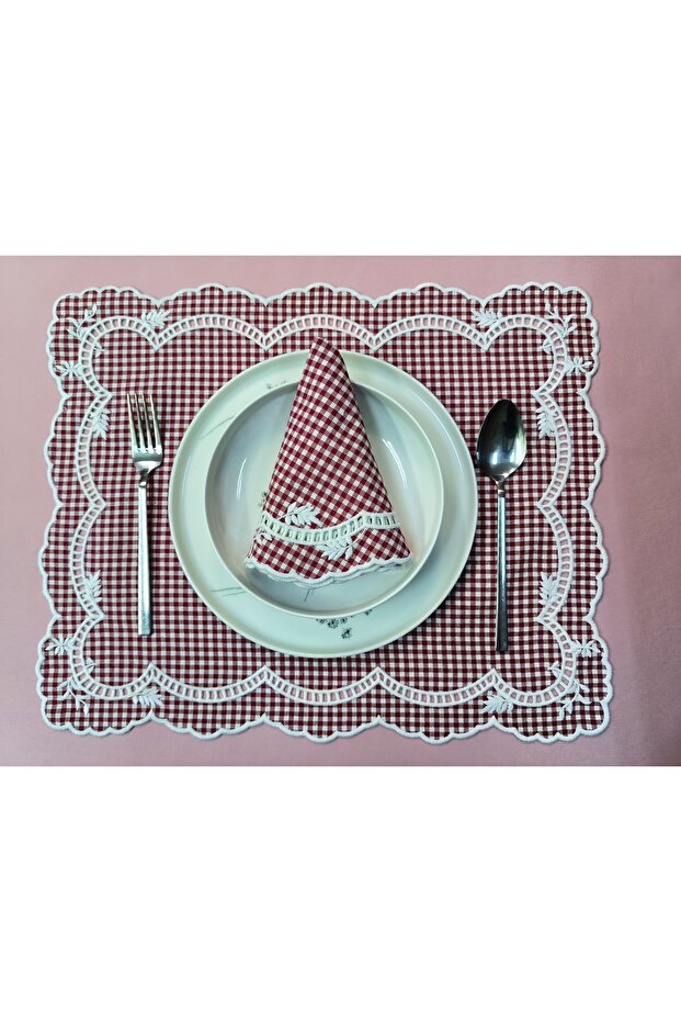 طبق تقديم أمريكي مستطيل الشكل – أحمر