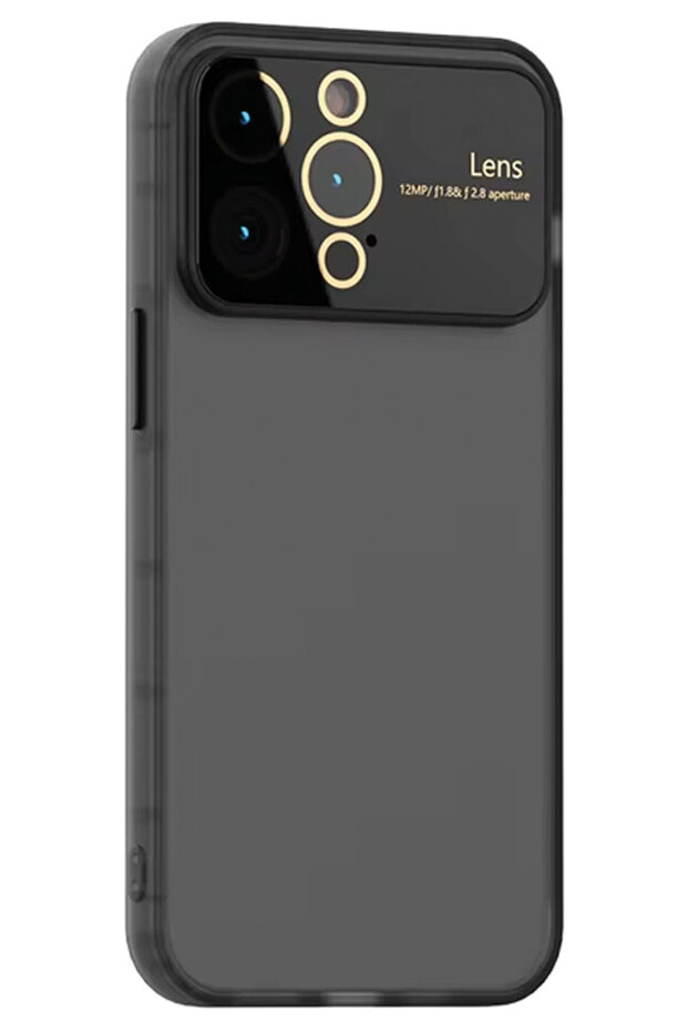 Apple iPhone 15 Pro Case Camera Lens Protected Matte Silicone Cover