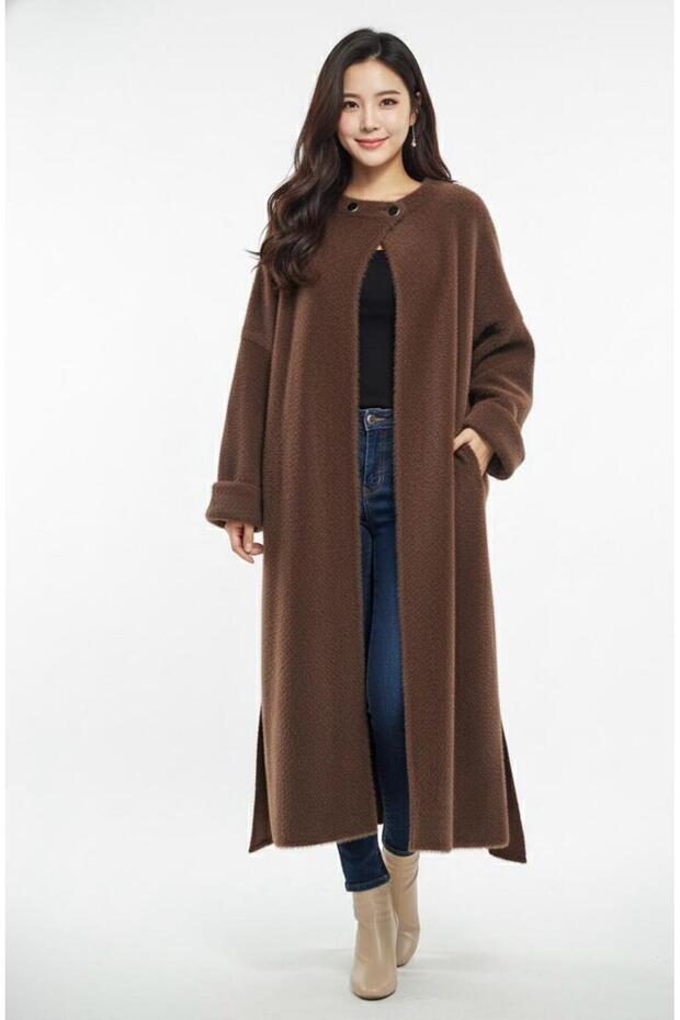 Kadın Uzun Panço - 1