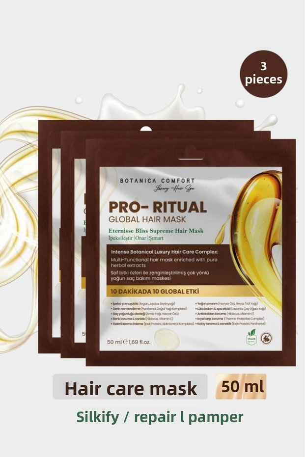 Pro-Ritual – Eternisse Bliss Supreme Intensive Moisture and Antioxidant Protection Hair Care Mask 3X50Ml