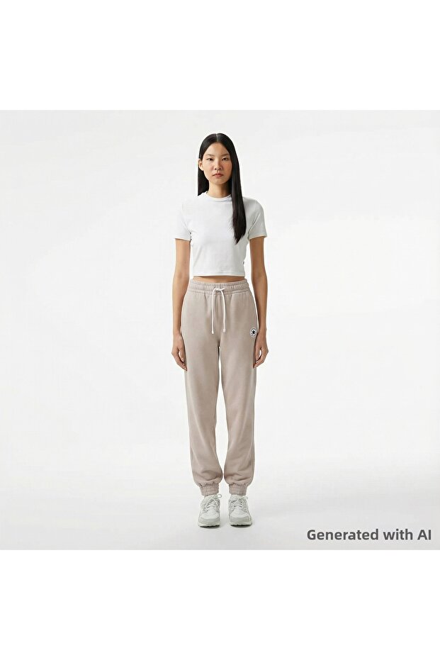 Chuck Taylor Loose Fit Women's Beige Sweatpants