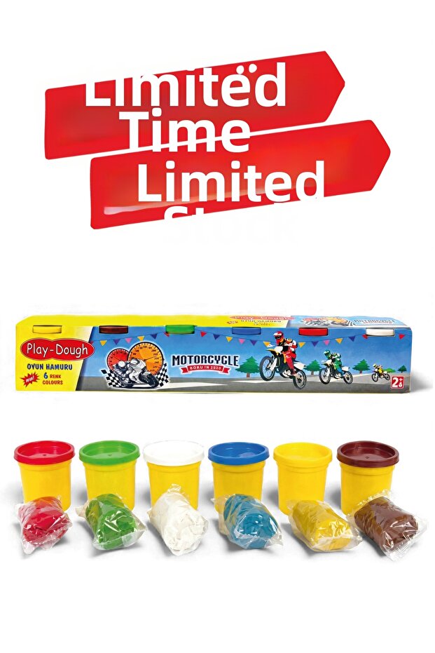 لعبة العجين 6 قطع - 1