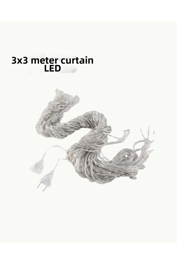 ستارة ضوئية LED ثلاثية الأبعاد بتصميم الشلال للديكور الداخلي والخارجي
